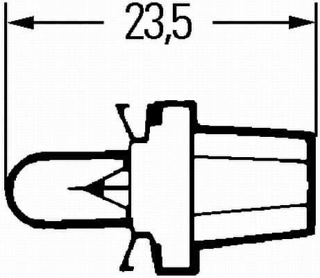 Bulb, instrument lighting HEAVY DUTY 8GA 007 997-071 - image 2