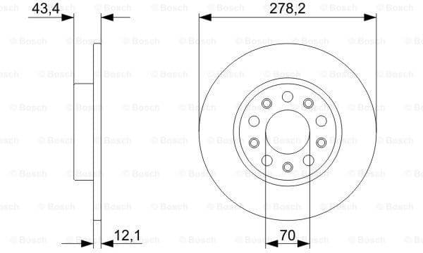 Brake Disc 0986479292
