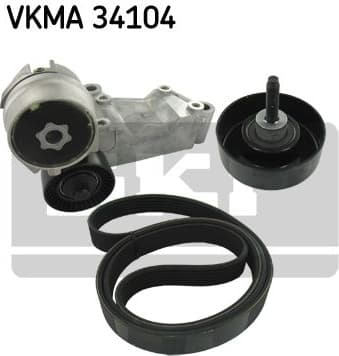V-ribbed Belt Set VKMA 34104