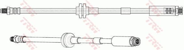 Brake Hose PHB628 - image 3
