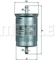 Fuel Filter KL171 - image 2