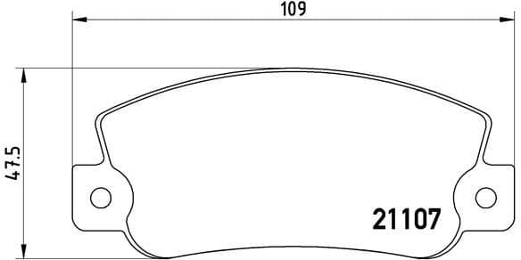 Brake Pad Set, disc brake PRIME LINE P23032