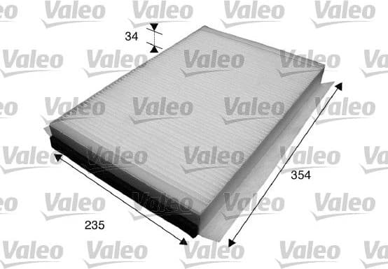 Filter, cabin air VALEO ESSENTIAL 715601