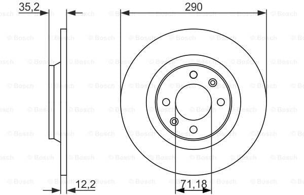 Brake Disc 0986479118