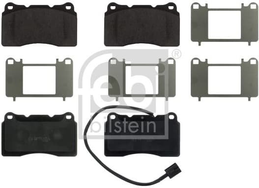 Brake Pad Set, disc brake 16848