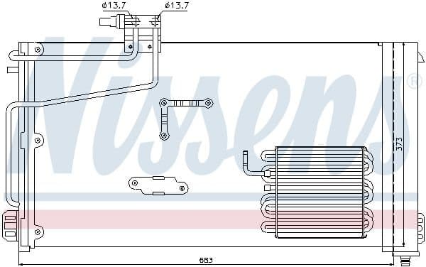 Condenser, air conditioning ** FIRST FIT ** 94545