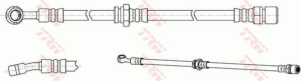Brake Hose PHD1017 - image 2