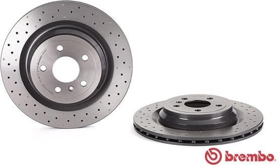 Brake discs kit rear, (2pcs), Top Quality 09.A959.21 - image 2