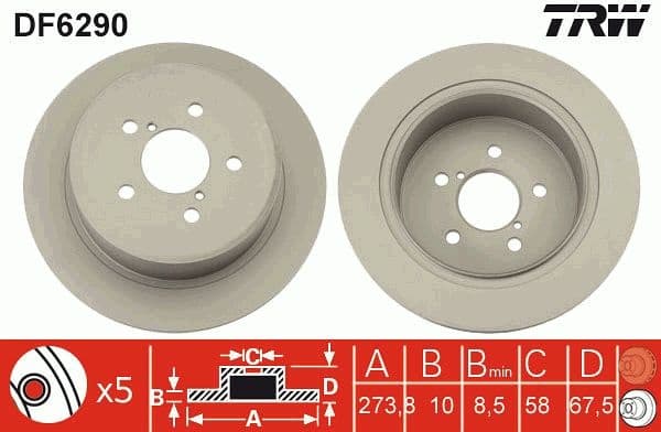 Brake Disc DF6290