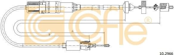 Cable Pull, clutch control 10.2966