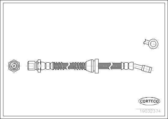 Brake Hose 19032374 - image 2