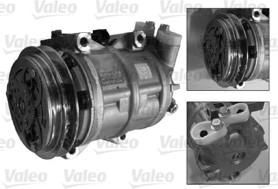 Compressor, air conditioning VALEO ORIGINS NEW OE TECHNOLOGY 813109