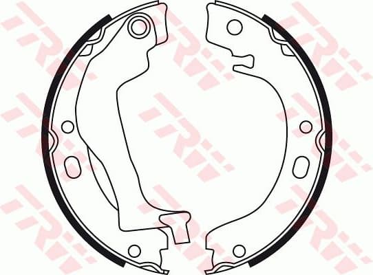 Brake shoes handbrake, Top Quality GS8746 - image 2