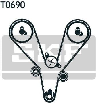 Timing Belt Kit VKMA 95657 - image 2