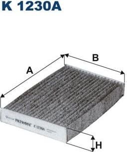 Filter, cabin air K1230A