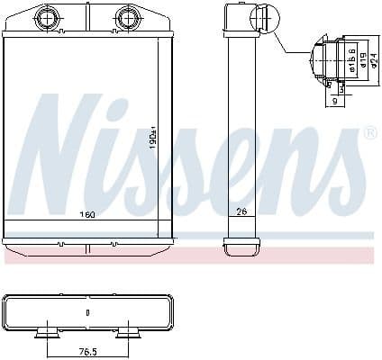 Heat Exchanger, interior heating 71458