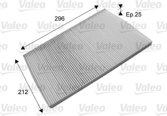 Filter, cabin air VALEO ESSENTIAL 715573