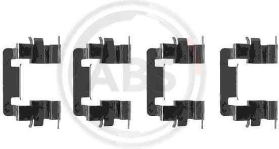 Accessory Kit, disc brake pad 1278Q