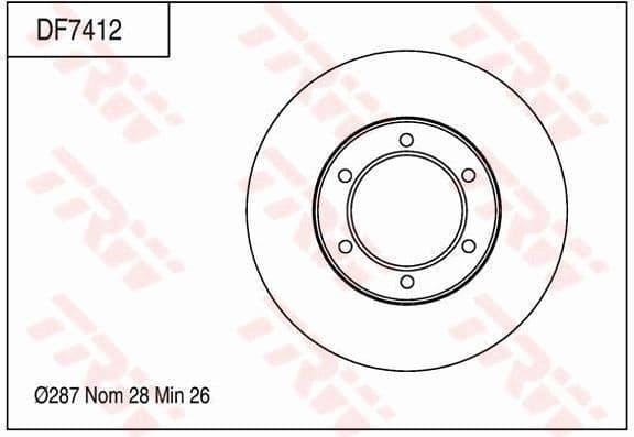 Brake Disc DF7412