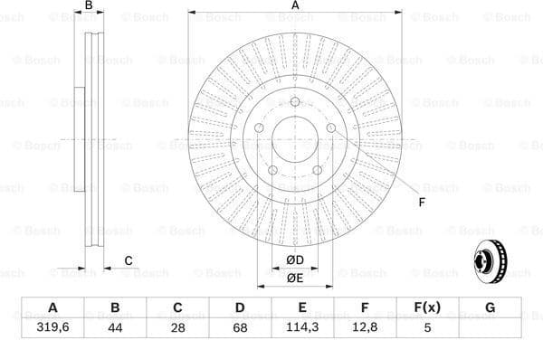 Brake Disc 0986479679 - image 6