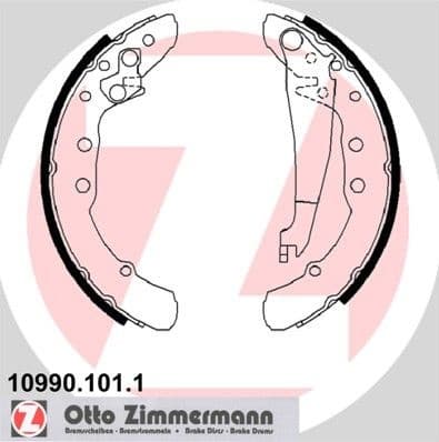 Brake Shoe Set 10990.101.1