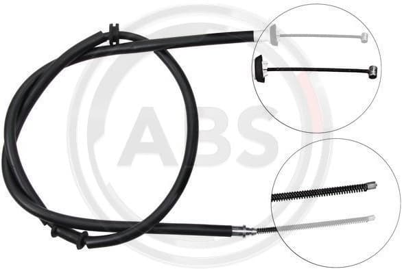 Cable Pull, parking brake K16838