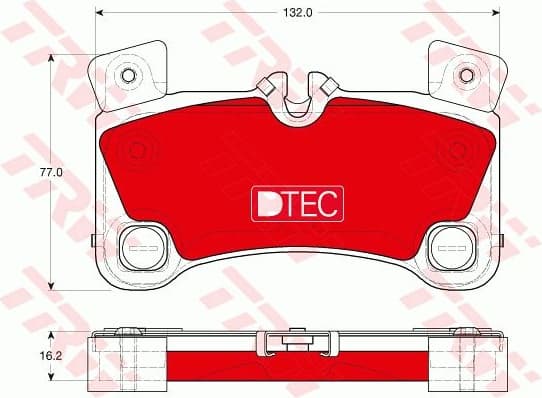 Brake Pad Set, disc brake DTEC COTEC GDB1775DTE