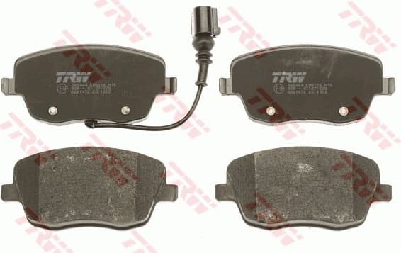 Brake Pad Set, disc brake COTEC GDB1472 - image 2