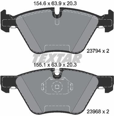 Brake Pad Set, disc brake Q+ 2379401