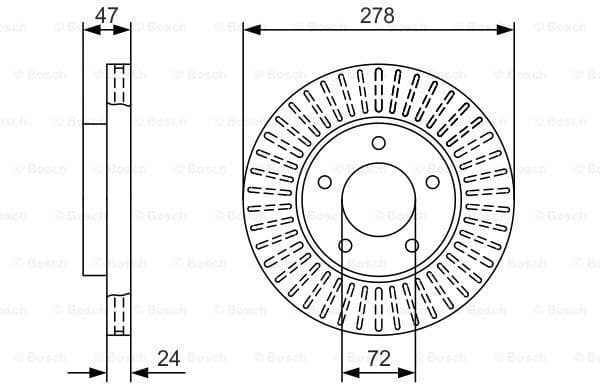 Brake Disc 0986479A52