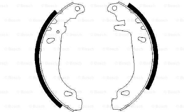 Brake Shoe Set 0986487346 - image 2