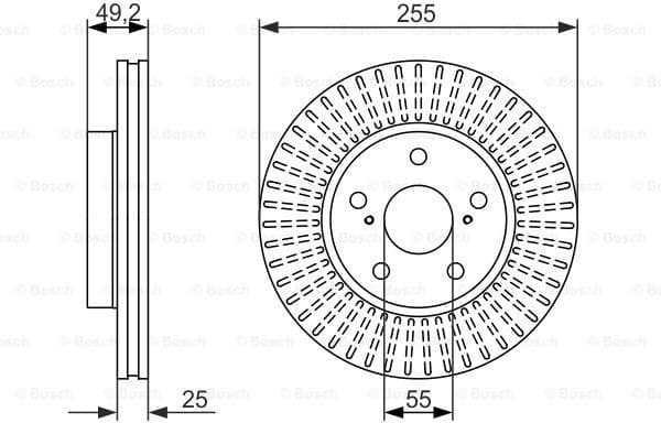 Brake Disc 0986479663 - image 2