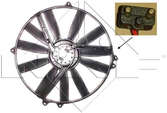 Fan, engine cooling 47300
