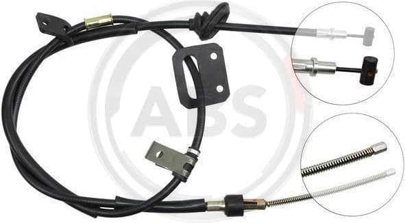 Cable Pull, parking brake K12637