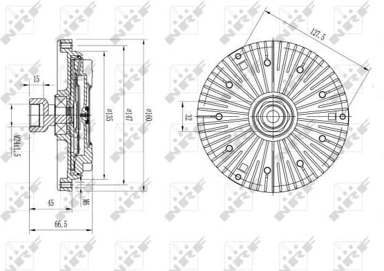 Clutch, radiator fan 49582 - image 2