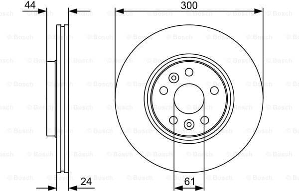 Brake Disc 0986479554