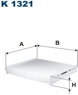 Filter, cabin air K1321