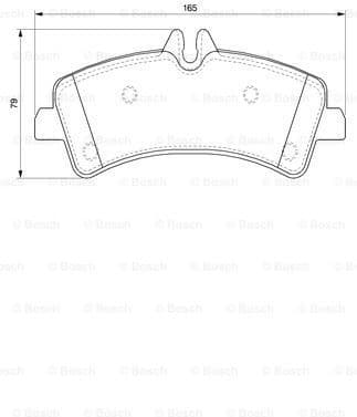 Brake Pad Set, disc brake 0986494122 - image 7