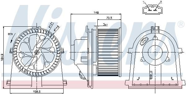 Interior Blower 87022