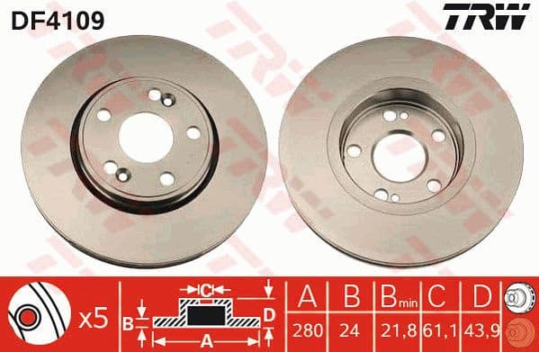 Brake Disc DF4109