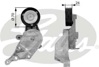 Belt Tensioner, V-ribbed belt DriveAlign™ T38387