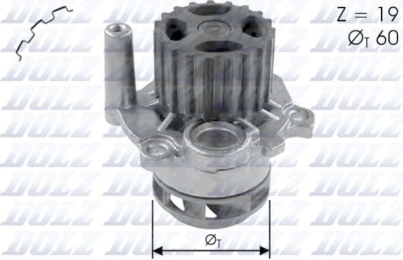 Water Pump, engine cooling A197