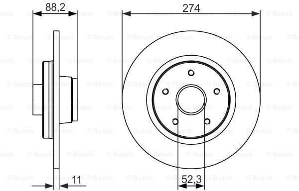 Brake Disc 0986479695 - image 5