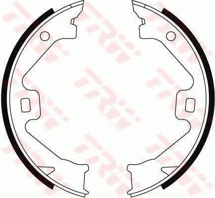 Brake Shoe Set, parking brake GS8469