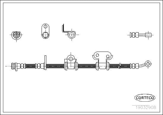 Brake Hose 19032908