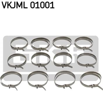 Assortment, clamping clips VKJML 01001