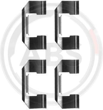 Accessory Kit, disc brake pad 1174Q