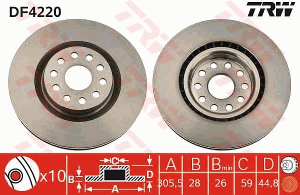 Brake Disc DF4220