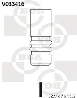 Valve exhaust V033416 - image 2