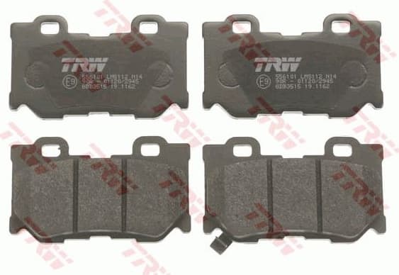 Brake Pad Set, disc brake COTEC GDB3515 - image 2
